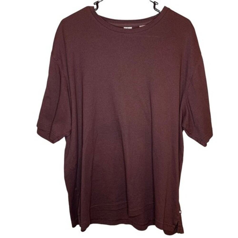 Geoffrey Beene Men's Burgundy 2XL Dress Tee.